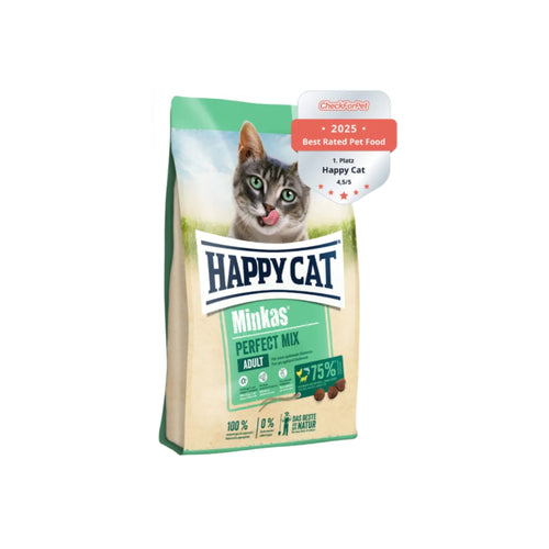 Happy Cat Adult Minkas Perfect Mix Poultry, Fish & Lamb 1.5kg bag