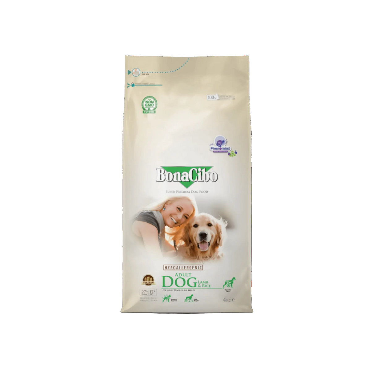 Bonacibo Adult Dog Lamb & Rice bag