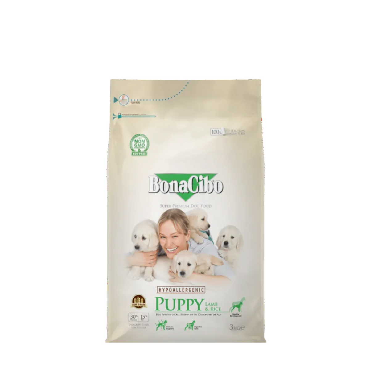 Bonacibo Puppy Lamb & Rice 3kg bag